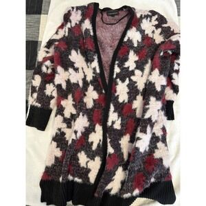 Lane Bryant Open‎ Front Cardigan Sweater Womens Sz 22/24 Multicolor Long Sleeve